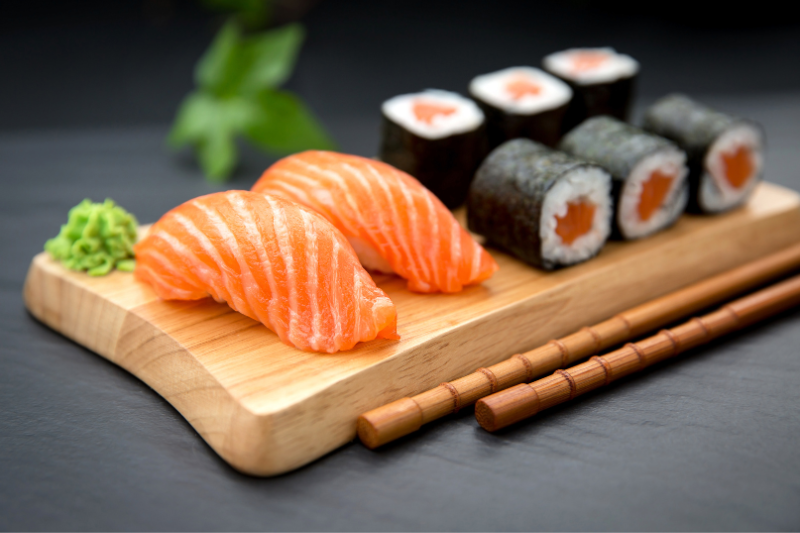 sushi: adaptación del salmón en Occidente