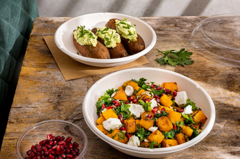 Guía de envases compostables: beneficios empleo hoja de palma