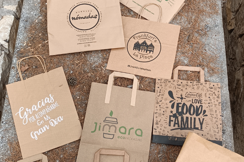 personalización de bolsas para deliveries y restaurantes