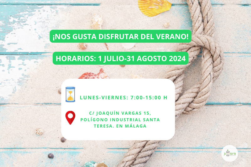 horarios verano 2024 jimara packaging